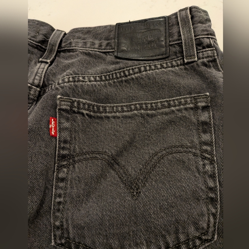 Levi's Blackwashed Shorts